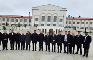 Türkiyə nümayəndə heyəti Qarabağ Universitetində olub