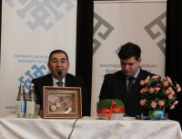 Qaxda Xalq artisti Zabit Nəbizadə ilə görüş keçirilib