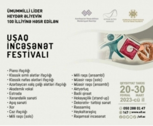 Birinci Uşaq İncəsənət Festivalına 5 gündə 280-dən çox iştirakçı qeydiyyatdan keçib