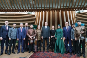 Türkiyə Prezidenti Rəcəb Tayyib Ərdoğan “Dubay Ekspo 2020”dəki Azərbaycan pavilyonu ilə tanış olub
