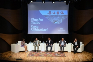 “Şuşa söhbətləri”də şanlı Zəfərimizə və mədəniyyət paytaxtımıza həsr olunan ekran əsərlərindən söz açıldı