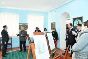 Mədəniyyət naziri Ağstafa, Qazax, Tovuz və Şəmkir rayonlarında mədəniyyət müəssisələrinə baxış keçirib