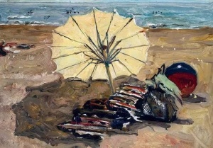 RƏSM QALEREYASI: Vəcihə Səmədova, “Çimərlik”