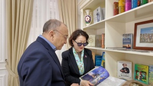 T&uuml;rk Mədəniyyət və İrs Fondu ilə AlmaU arasında əməkdaşlıq perspektivləri m&uuml;zakirə edilib