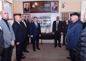 Şəhid Gəray Məmmədovun adını daşıyan sinif otağının açılışı olub