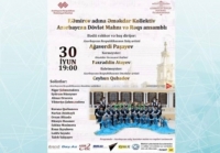Bu gün Dövlət Mahnı və Rəqs Ansamblı Filarmoniyada konsert verəcək