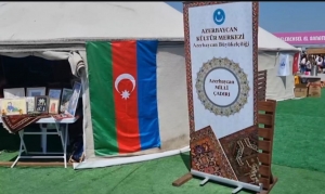 İstanbulda “Azərbaycan çadırı” qonaqlarda xüsusi maraq doğurub