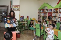 Respublika Uşaq Kitabxanasında uşaqlar üçün maarifləndirici ekskursiya təşkil edilib