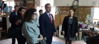 Azərbaycan Dövlət Pantomima Teatrının kollektivi ilə Elnur Əliyev görüş keçirib
