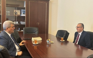 Komitə sədri kərküklü yazarla görüşüb