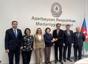 Türk Mədəniyyəti və İrsi Fondunun prezidenti Azərbaycanın mədəniyyət nazirinin müavini ilə görüşüb
