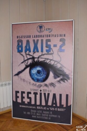 “Baxış-2” teatr festivalına bu gün yekun vurulacaq