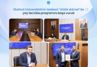 Oksford Universitetinin tələbəsi &ldquo;ASAN xidmət&rdquo;də yay təcr&uuml;bə proqramını başa vurub