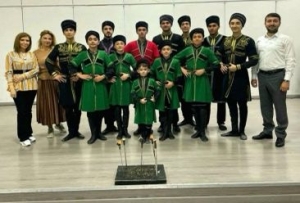 “Abşeron” rəqs ansamblının üzvləri ilə görüş olub
