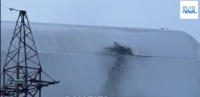 Günün fotosu: İnsanlığa böyük təhlükə - Çernobıl AES-ə rus dronu zərbəsi