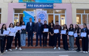 Ağdam Dövlət Sosial-İqtisad kollecində milli kinomuz təbliğ olunub