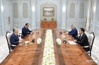 Özbəkistan Prezidenti Azərbaycanın mədəniyyət nazirini qəbul edib