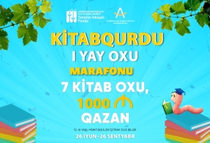 Uşaqlar üçün “Kitabqurdu” I Yay Oxu Marafonu keçiriləcək