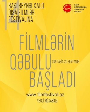 Bakı Beynəlxalq Qısa Filmlər Festivalına film qəbulu davam edir