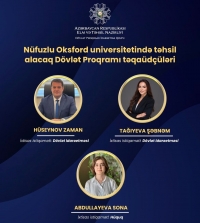 3 həmyerlimiz Oksford Universitetində magistr təhsili alacaq