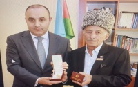 Gürcüstanda yaşayan soydaşımız medalla təltif edilib