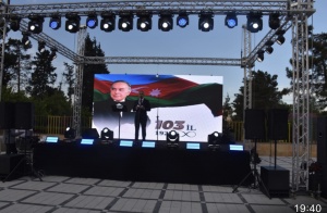 İmişlidə Heydər Əliyevin anadan olmasının 103-c&uuml; ild&ouml;n&uuml;m&uuml;nə həsr olunmuş konsert proqramı ke&ccedil;irilib