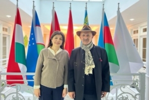 Beynəlxalq Türk Mədəniyyəti və İrsi Fondunda ünlü fotoqraf Reza Deqati ilə görüş olub