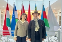 Beynəlxalq Türk Mədəniyyəti və İrsi Fondunda ünlü fotoqraf Reza Deqati ilə görüş olub