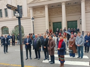 Ankarada &Uuml;zeyir Hacıbəyli k&uuml;&ccedil;əsi