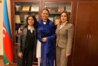 Milli Məclisin deputatı Qənirə Paşayeva incəsənət nümayəndələri ilə görüşüb