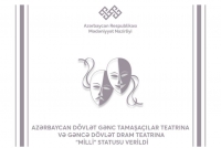 Gənc Tamaşaçılar Teatrına və Gəncə Dövlət Dram Teatrına “milli” statusu verilib