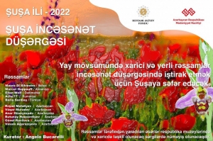 “Şuşa ili” çərçivəsində “ArtCamp Shusha” adlı beynəlxalq layihə təşkil olunur