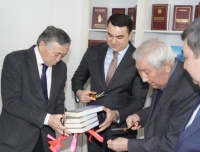 Mədəniyyət nazirimiz Astanada  kitab təqdimatında iştirak edib