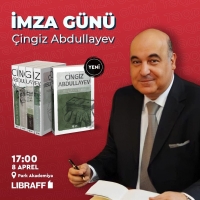 Çingiz Abdullayevin imza günü keçiriləcək