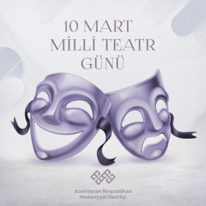 Milli Teatr Günü münasibətilə  Mədəniyyət Nazirliyinin təşəbbüsü ilə telemarafon keçiriləcək