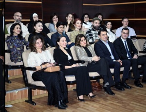 Heydər Əliyev Fondunun vitse-prezidenti, İordaniya şahzadəsi və ICCROM-un baş direktoru &quot;Manqurt&quot; tamaşasını izləyiblər