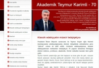 Bu dəfə akademik Teymur Kərimlinin 70 illik yubileyinə töhfə