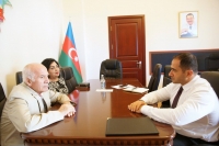 Mədəniyyət Nazirinin birinci müavini Elnur Əliyev Xalq artisti, tarzən Fikrət Verdiyevlə görüşüb