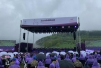 Şuşa &quot;Xarıbülbül&quot; Beynəlxalq Folklor Festivalını yağışla qarşılayıb