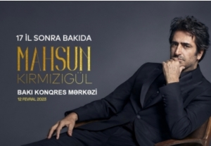 Mahsun Kırmızıgül Bakıya gəlir
