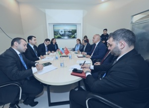 Adil Kərimli Türkiyənin mədəniyyət və turizm naziri ilə görüşüb