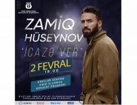 Zamiq Hüseynov Gəncə Dövlət Filarmoniyasında konsert verəcək