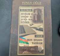 Yunus Oğuzun yeni kitabı işıq üzü görüb