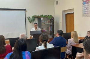 “Ulduz” jurnalının baş redaktoru ADU-nun qonağı olub