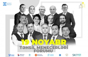 Azərbaycanda ilk dəfə Təhsil Menecerləri Forumu keçiriləcək