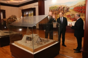 Mədəniyyət naziri Anar Kərimov Mingəçevirə səfər edib