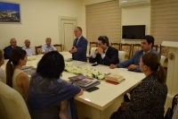 Müharibə, Əmək və Silahlı Qüvvələr Veteranları Təşkilatında veteranlarla yazıçıların görüşü keçirilib