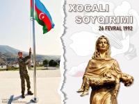 Gənclər Kitabxanasında Xocalı Soyqırımı ilə əlaqədar silsilə materiallar hazırlanıb