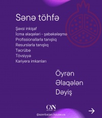 Virciniya Azərbaycan Evi “CAN”  Könüllülük və İnkişaf Proqramına qəbul elan edir
