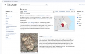 Vikipediyanın Türk dili bölməsində Zəngəzur təbliğ olunacaq!
